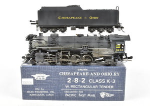 HO Brass PFM - United C&O - Chesapeake & Ohio 2-8-2 K3a Mikado Custom Painted DCC & Sound