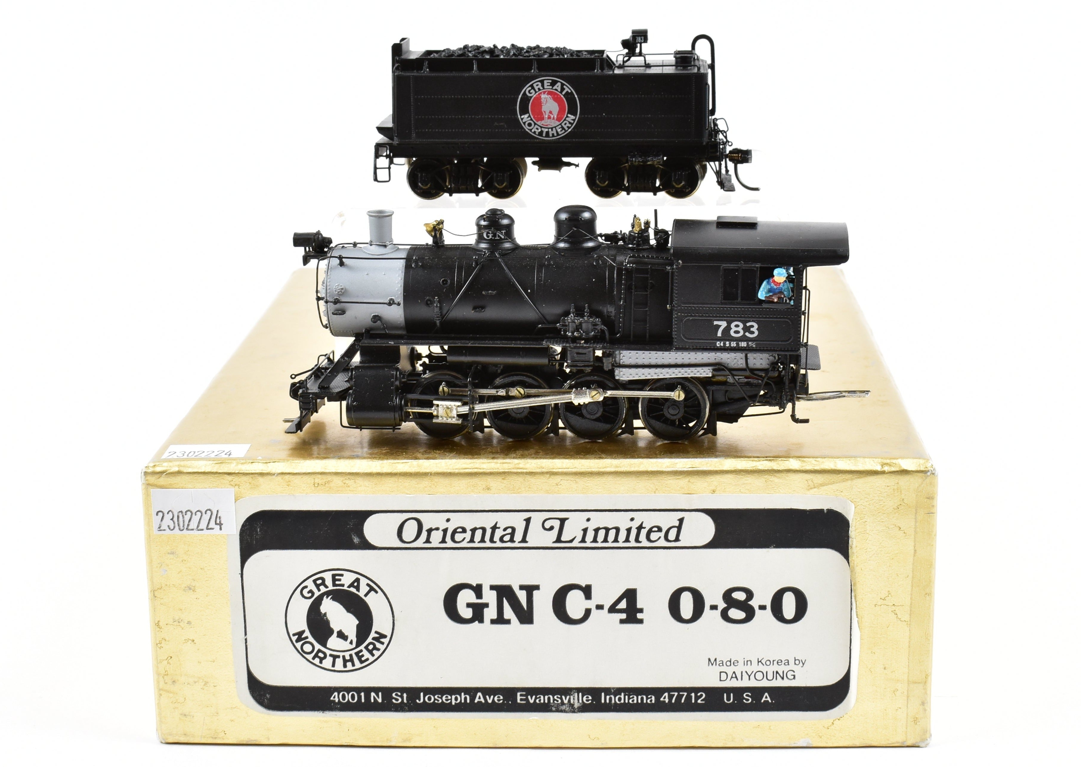 HO Brass Oriental Limited GN - Great Northern Class C-4 0-8