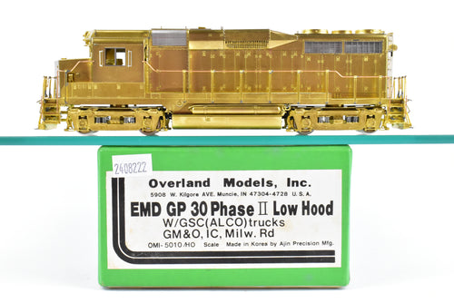 HO Brass OMI - Overland Models, Inc.- Various Roads - EMD GP30 PH II Low Hood With GSC(Alco) Truck