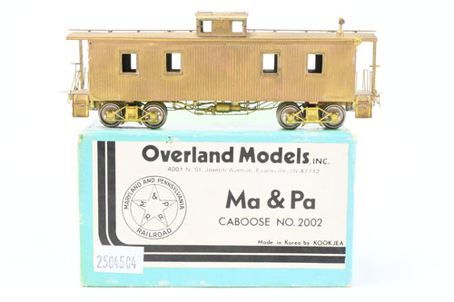 HO Brass OMI - Overland Models, Inc. MA&PA - Maryland & Pennsylvania Caboose #2002