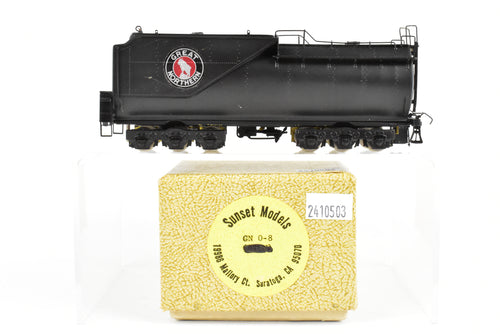 HO Brass Sunset Models GN - Great Northern O-8 Tender CP Not Lettered