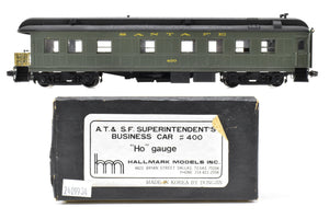 HO Brass Hallmark Models ATSF - Santa Fe Superintendents Business Car #400 Custom Painted #400