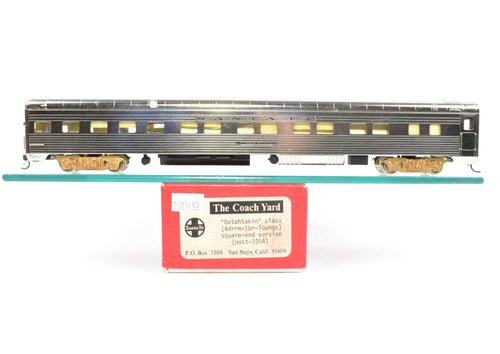HO Brass CON TCY - The Coach Yard ATSF - Santa Fe 4-1-Lounge Square End Sleeper 