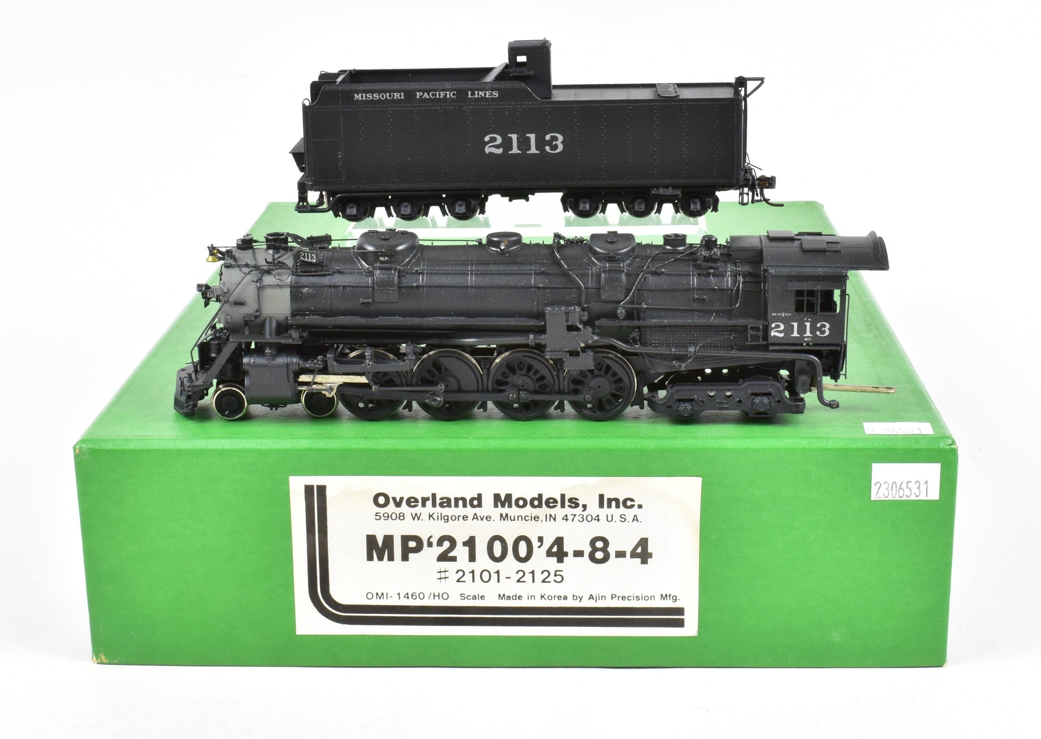 HO Brass OMI - Overland Models, Inc. MP - Missouri Pacific 2100