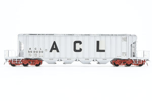 HO Brass CON OMI - Overland Models, Inc. ACL - Atlantic Coast Line 135-Ton Covered Hopper Factory Painted No. 500000