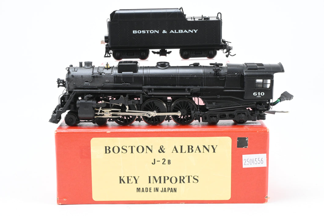 オープニング 大放出セール Albany & Boston - B&A Imports Key Brass HO J-2b Custom 4-6-4 鉄道模型