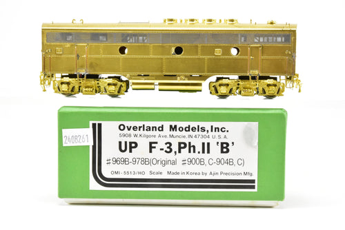 HO Brass OMI - Overland Models Inc. UP - Union Pacific EMD F-3 PH II B Unit