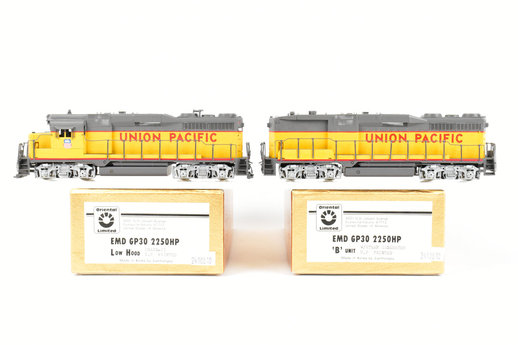 HO Brass Oriental Limited UP - Union Pacific EMD GP30/GP30B 2250HP Each, 
