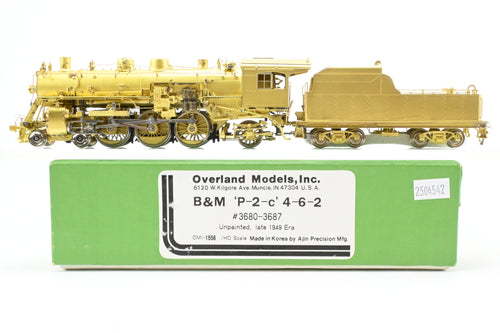 HO Brass OMI - Overland Models Inc. B&M - Boston & Maine P2c 4-6-2