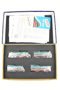 HO Plastic ConCor CNS&M - North Shore Line "Electroliner" 4-Car Set