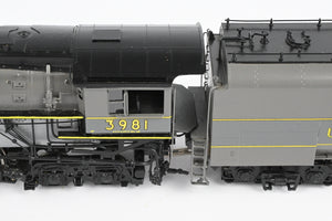 HO Brass CON OMI - Overland Models Inc. UP - Union Pacific 4-6-6-4 "Challenger" Two-Tone Grey Factory Painted No. 3981 Tsunami DCC & Sound