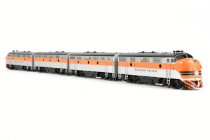 HO Brass Oriental Limited WP - Western Pacific EMD F7 A/B/B/A Phase I Set 1500 HP Each Factory Painted Freight Scheme