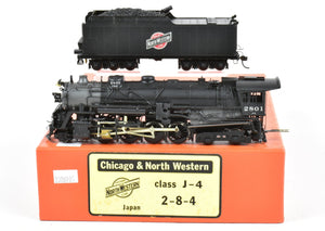 HO Brass NPP - Nickel Plate Products C&NW - Chicago & North Western Class J4 2-8-4 Painted