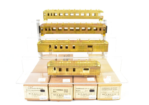 HO Brass Ken Kidder SP - Southern Pacific Harriman 4-Car Set AS-IS
