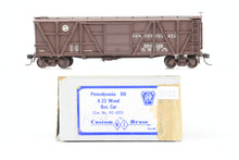 Load image into Gallery viewer, HO Brass NJ Custom Brass PRR - Pennsylvania Railroad X-23 Wood Boxcar Custom Painted No. 562128
