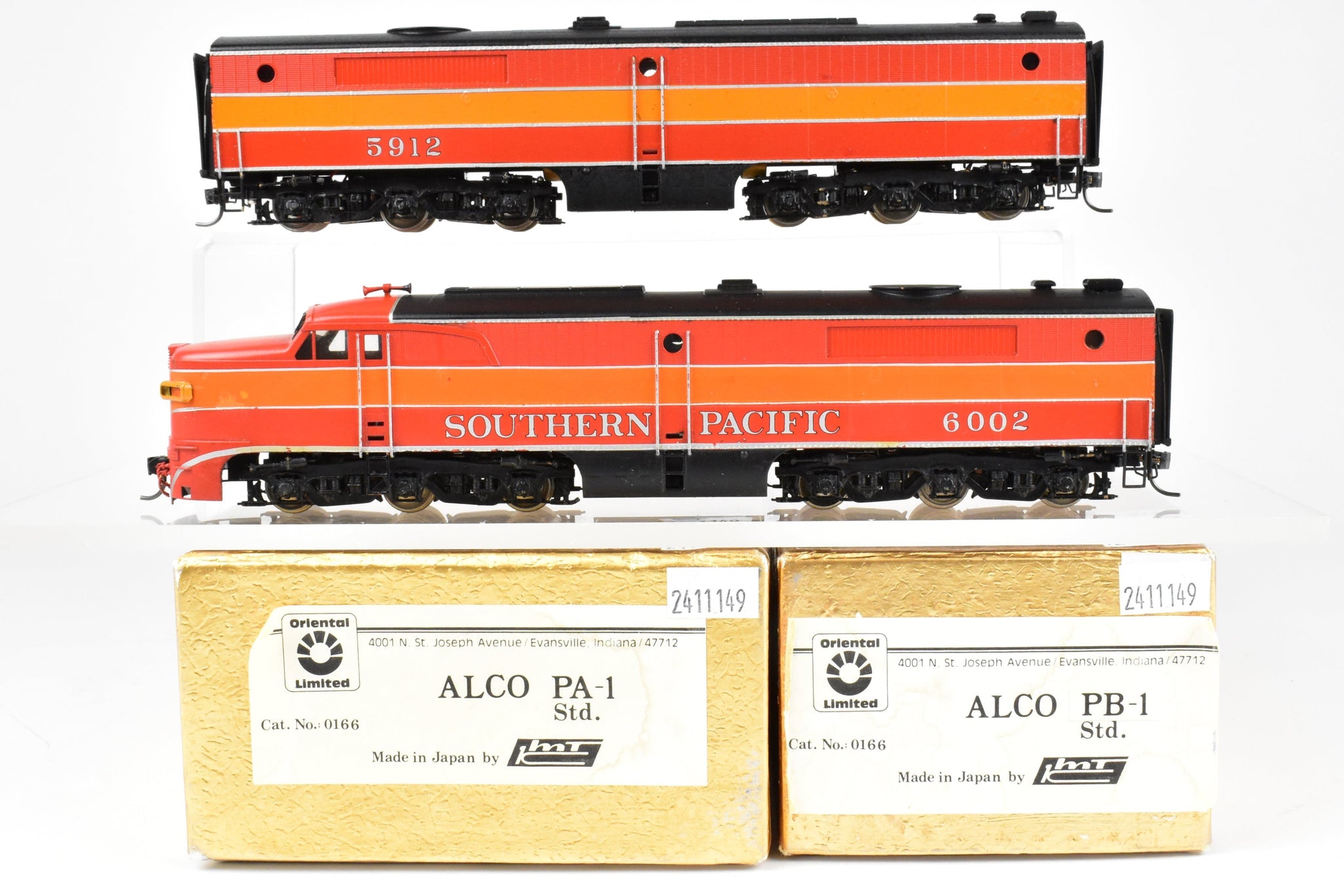 HO Brass Oriental Limited SP - Southern Pacific Alco PA-1/PB-1 Set