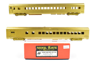 HO Brass NPP - Nickel Plate Products C&NW - Chicago & Northwestern 2-Car Baggage & Parlor Set