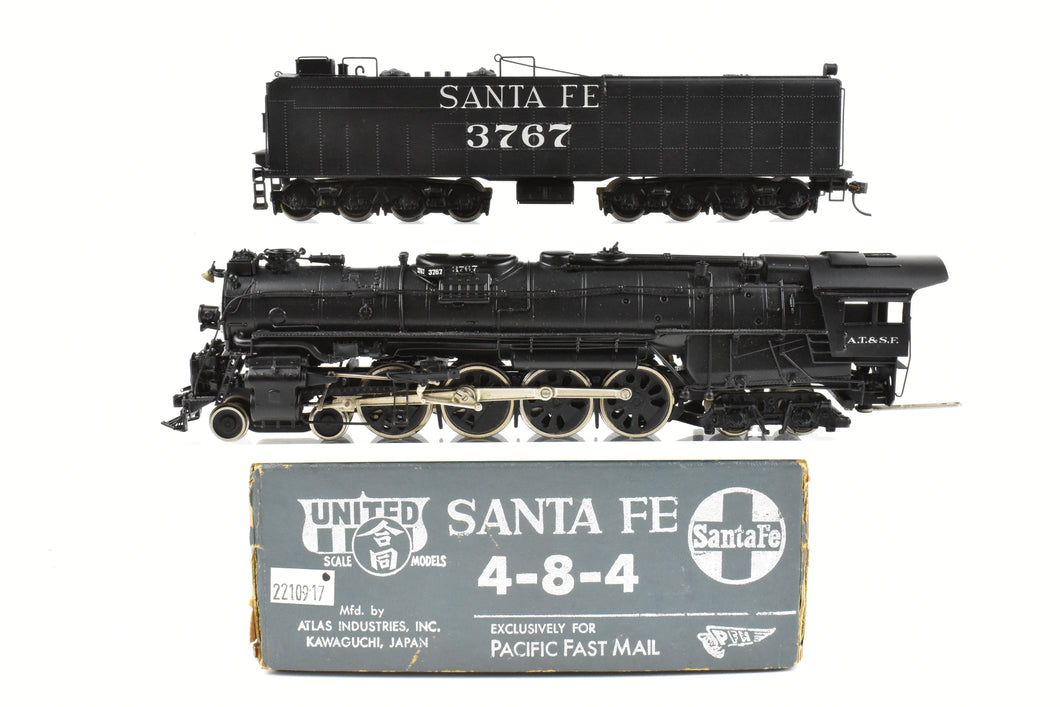 鉄道模型 UNITED SANTAFE 4-8-4 HO Brass PFM - United ATSF - Santa Fe 4-8-4 Northern Early