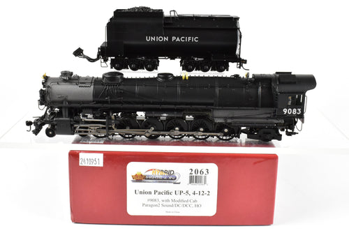 HO Brass Hybrid BLI - Broadway Limited Imports UP - Union Pacific UP-4 4-12-2 FP #9083 DCC and Paragon 2 Sound