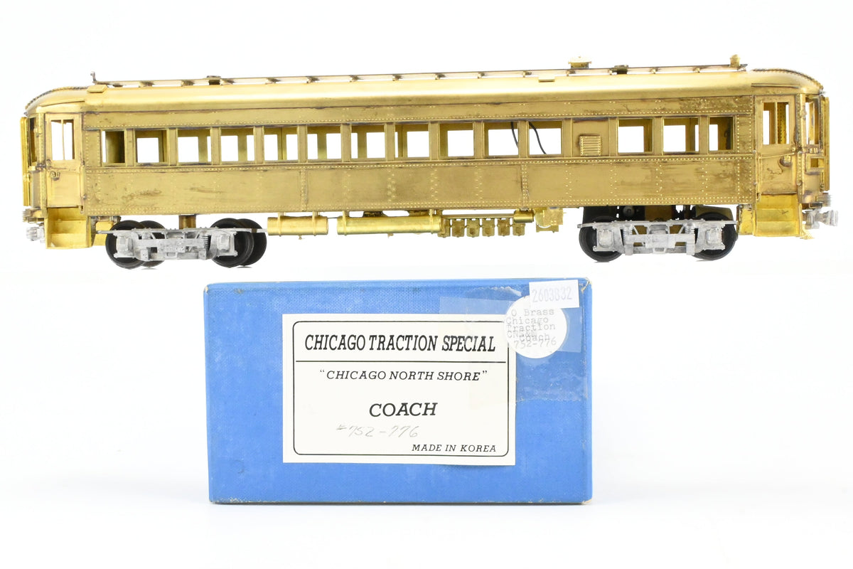 O Brass The Car Works Chicago Traction Special CNS&M - North Shore Lin ...