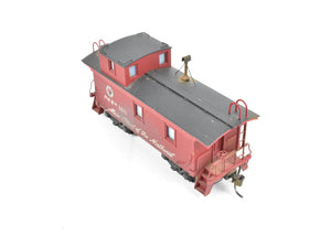 HO Brass NWSL - NorthWest Short Line NP - Northern Pacific Wood Sided Caboose Custom Painted No. 1611