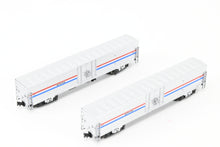 Load image into Gallery viewer, N Kato 106-3506 Amtrak Material Handling Car 2-Pack Phase III Set C-2 Nos. 1508 and 1553
