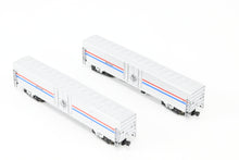 Load image into Gallery viewer, N Kato 106-3506 Amtrak Material Handling Car 2-Pack Phase III Set C-2 Nos. 1508 and 1553
