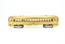 Load image into Gallery viewer, O Brass The Car Works Chicago Traction Special CNS&amp;M - North Shore Line 752-776 Coach Wagner Powered MISSING POLES &amp; SOME DETAILS AS-IS
