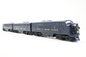 HO Stewart Hobbies C&EI – Chicago & Eastern Illinois EMD F3A/F3B/F3A Phase II Set w/ SoundTraxx Tsunami DCC and Sound