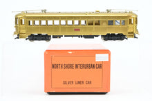 Load image into Gallery viewer, HO Brass CON NPP - Nickel Plate Products CNS&amp;M - North Shore Line Interurban "Silver Liner" Car Nos. 755 - 763
