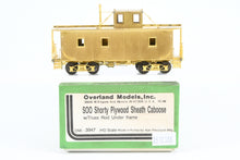 Load image into Gallery viewer, HO Brass OMI - Overland Models, Inc. Soo Line "Shorty" Plywood Sheath Caboose w/ Truss Rod Underframe
