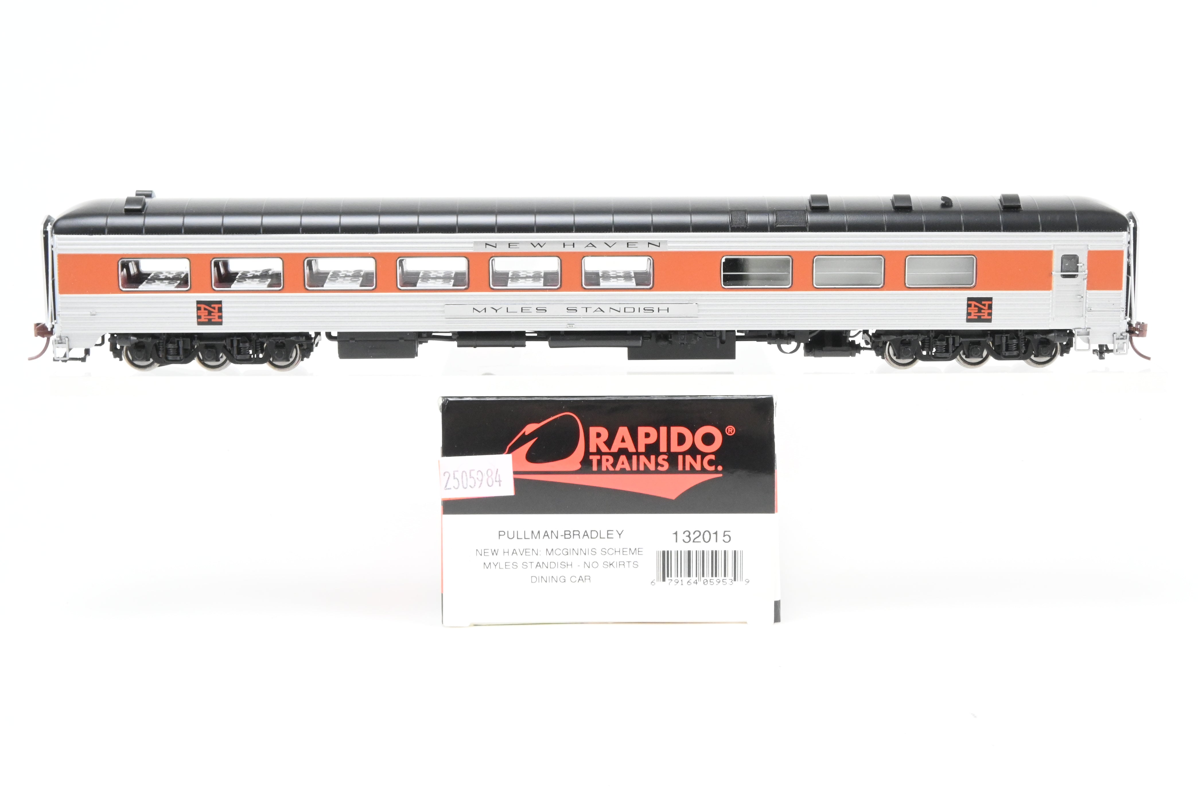 HO Rapido Trains Inc. NH – New Haven Pullman – Bradley “Miles