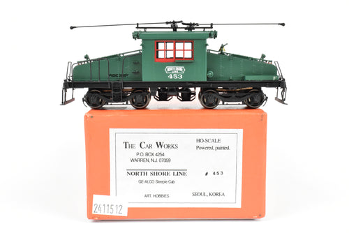 HO Brass The Car Works CNS&M - North Shore Line GE-ALCO Steeple Cab Electric FP No. 453