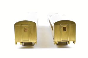 HO Brass NPP - Nickel Plate Products C&NW - Chicago & Northwestern 2-Car Baggage & Parlor Set