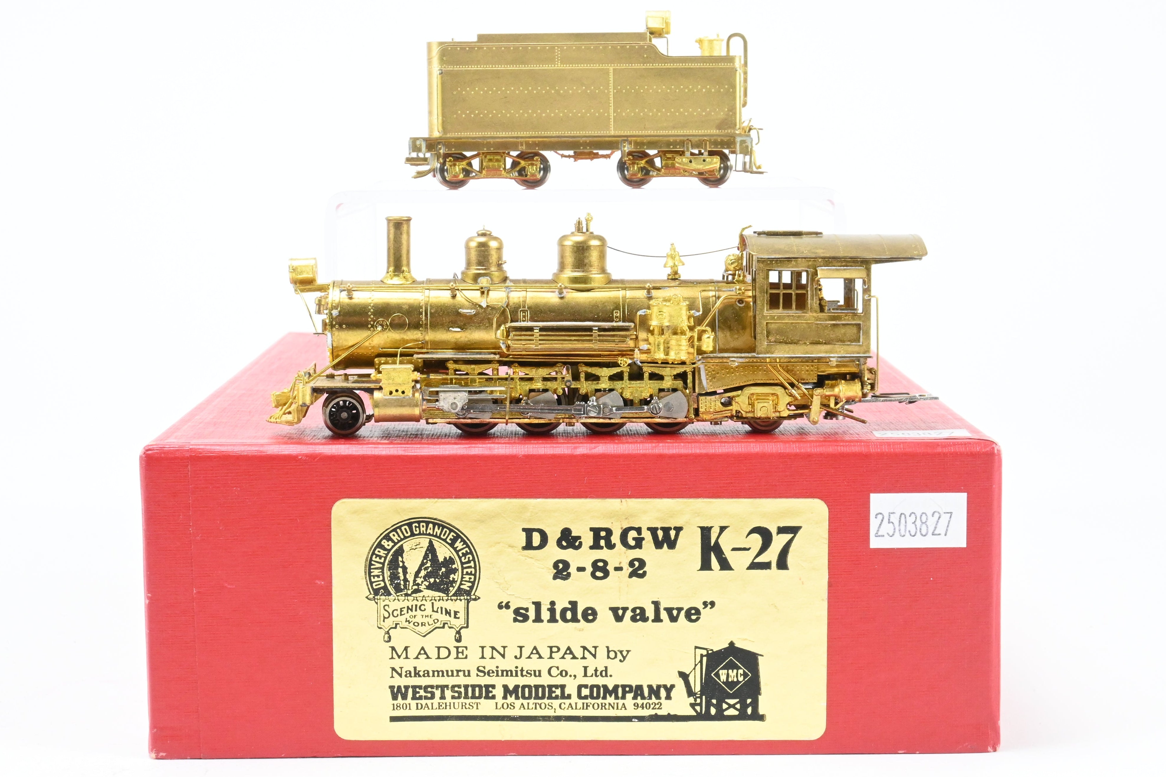 HOn3 Brass Westside Model Co. D&RGW - Denver & Rio Grande Western