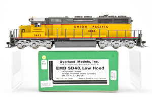 HO Brass OMI - Overland Models Inc. UP - Union Pacific EMD SD40 Low Nose C/P No. 3003