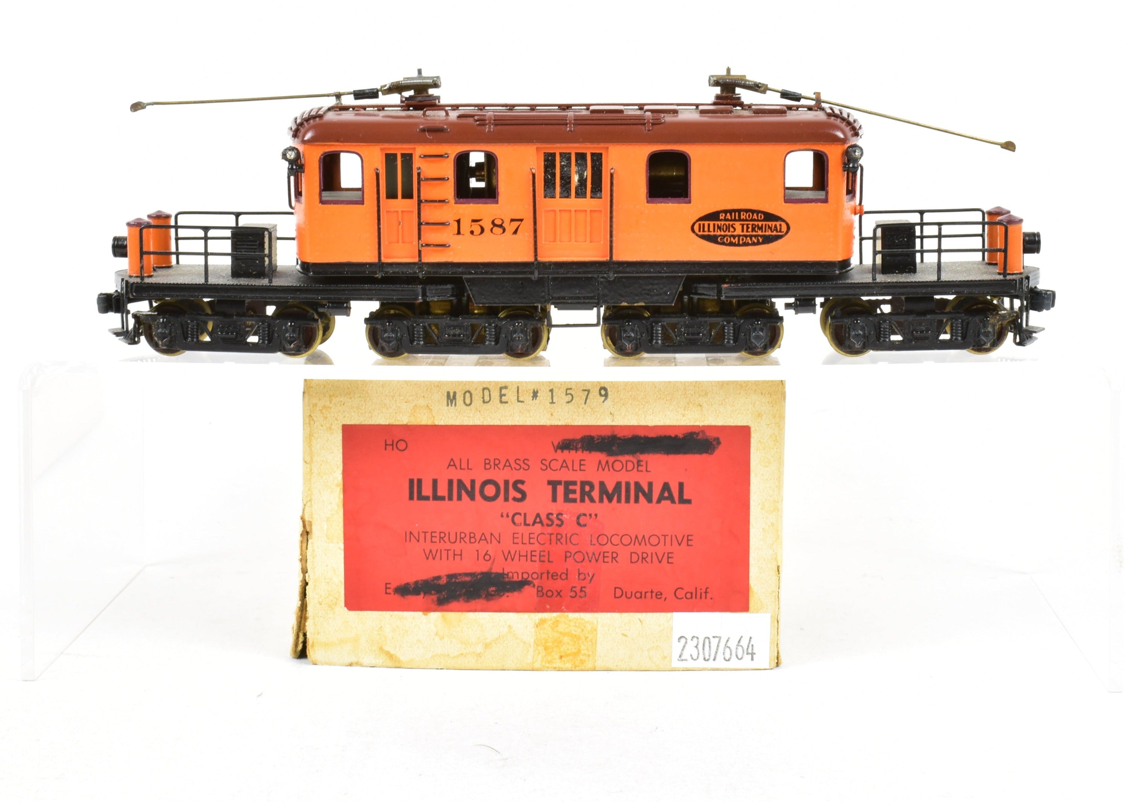 HO Brass Suydam IT - Illinois Terminal Class C Electric Freight
