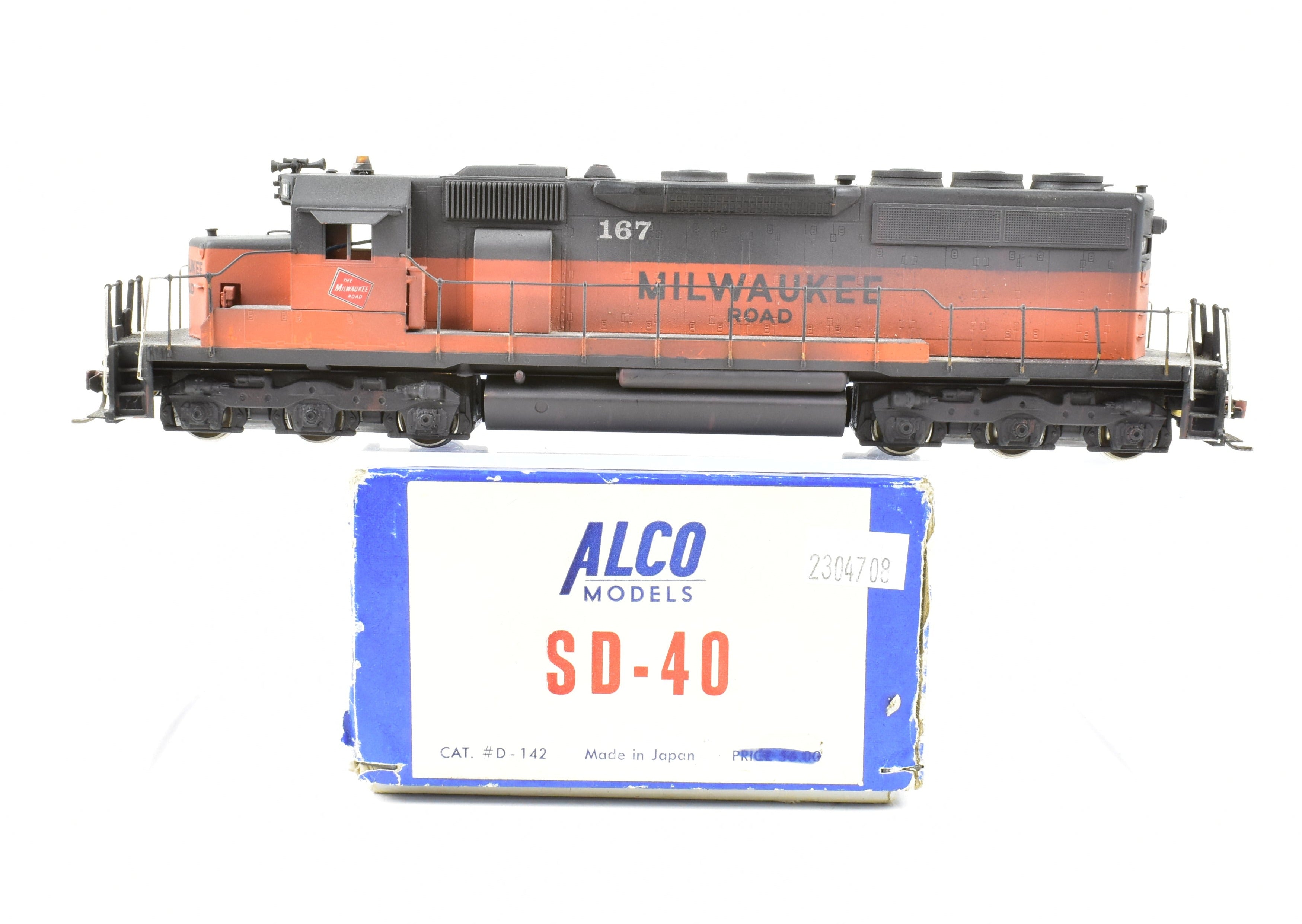 HO Brass Alco Models MILW - Milwaukee Road EMD SD40 Diesel Custom