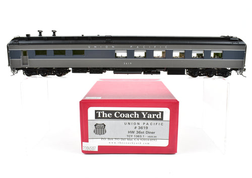 HO Brass TCY - The Coach Yard UP - Union Pacific Heavyweight 36 Seat Diner FP 