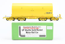 Load image into Gallery viewer, HO Brass CON OMI - Overland Models, Inc. UP - Union Pacific NASA Shuttle Solid Rocket Motor Rail Car Factory Painted No. 50010.
