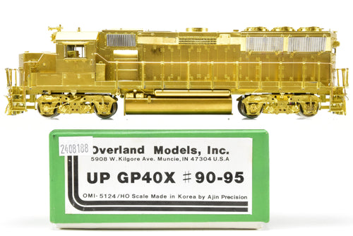HO Brass OMI - Overland Models, Inc. UP - Union Pacific GP40X Nos. 90-95