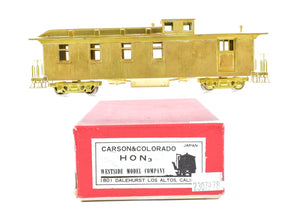 HOn3 Brass Westside Model Co. C&C - Carson & Colorado Long Caboose Combine
