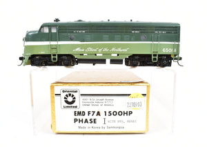 HO Brass Oriental Limited NP - Northern Pacific EMD F7A Phase I with Dynamic Brake CP No. 6501A