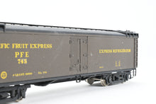 Load image into Gallery viewer, HO Brass WP Car Corp. PFE - Pacific Fruit Express Express Reefer 1950s Version Factory Painted No. 745
