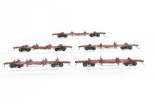 Load image into Gallery viewer, HO Kadee Quality Products Various Roads Logging Car 5-Pack Custom Built &amp; Painted in REBOXX
