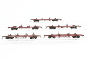 HO Kadee Quality Products Various Roads Logging Car 5-Pack Custom Built & Painted in REBOXX