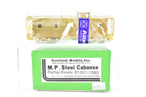 HO Brass OMI - Overland Models, Inc. MP - Missouri Pacific Steel Caboose with Partial Rivets Nos.1051-1080 New Old Stock