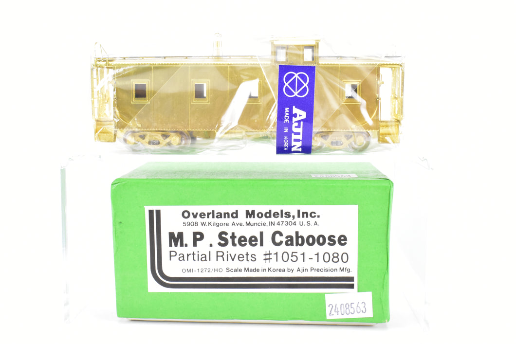 HO Brass OMI - Overland Models, Inc. MP - Missouri Pacific Steel Caboose with Partial Rivets Nos.1051-1080 New Old Stock