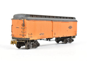 HO La Belle Woodworking IT - Illinois Terminal Freight/Baggage Trailer Built and Painted #480