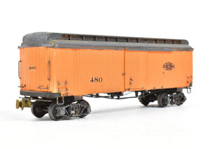 HO La Belle Woodworking IT - Illinois Terminal Freight/Baggage Trailer Built and Painted #480